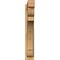 Ekena Millwork Olympic Block Rough Sawn Outlooker, Western Red Cedar, 6"W x 26"D x 38"H OUT06X26X38OLY05RWR - alternate 3